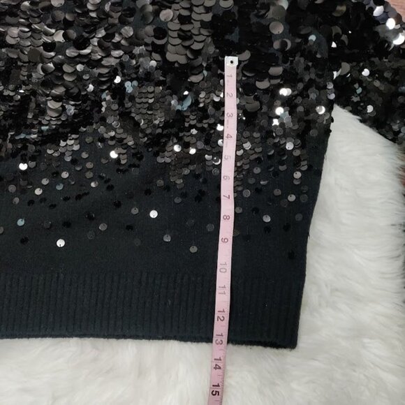 Los Angeles Atelier & Other Stories Wool Blend Sequin Turtleneck Sweater Large - Picture 12 of 13